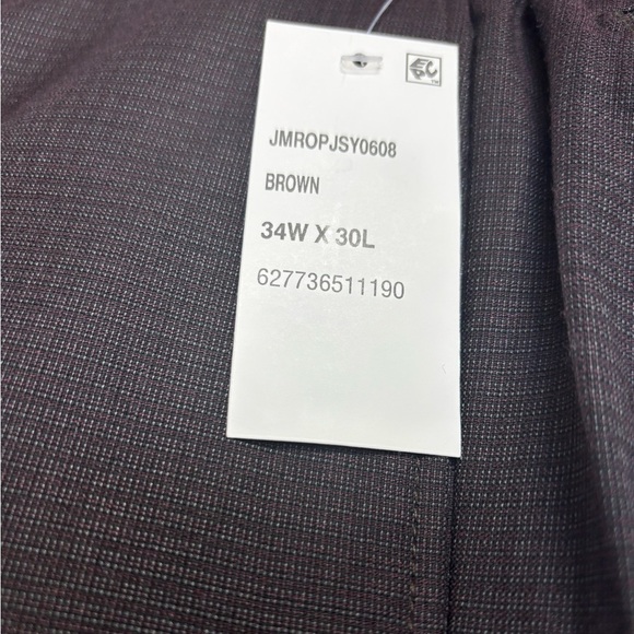 MENS CALVIN KLEIN CLASSIC SLIM FIT DARK GRAY WRINKLE FREE DRESS PANTS SZ 34X30 - Picture 8 of 11